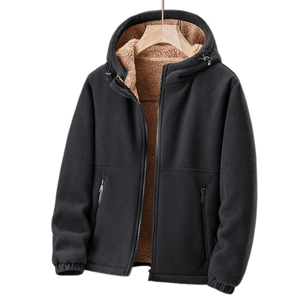 Veste à Capuche Sherpa Ultra Chaude pour Homme