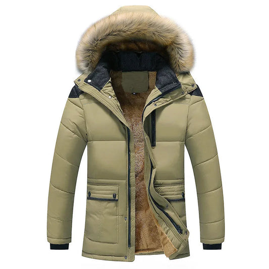 Veste Hiver Douillette Homme avec Capuche - Foivo