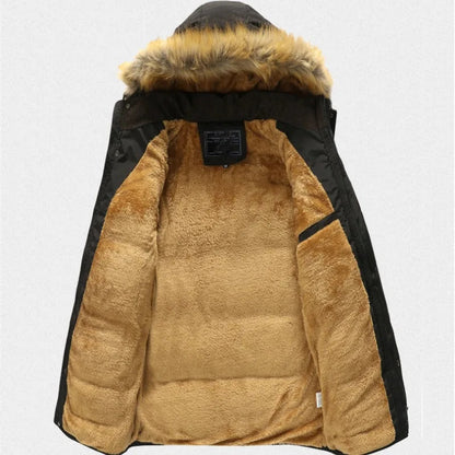 Veste Hiver Douillette Homme avec Capuche