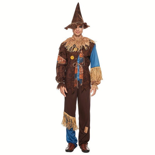 Costume d'Épouvantail pour Homme | Déguisement Automne Effrayant - Foivo