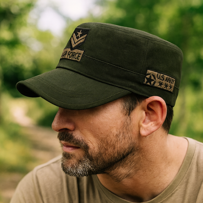 Casque Militaire Aviateur - Chapeau Équitation Brodé