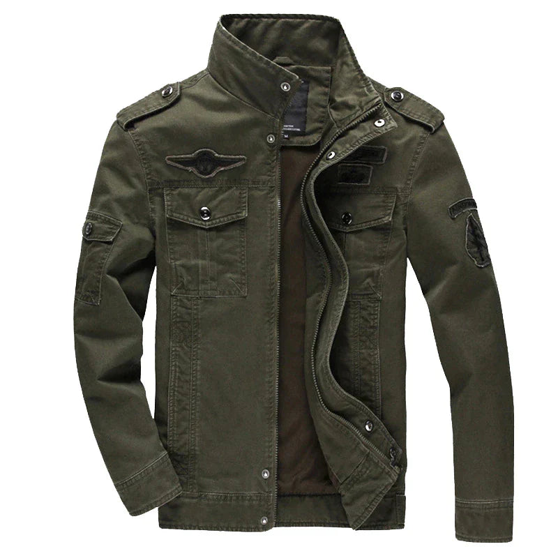 Veste Militaire Casual pour Hommes | Polyester Robuste et Doux - Foivo