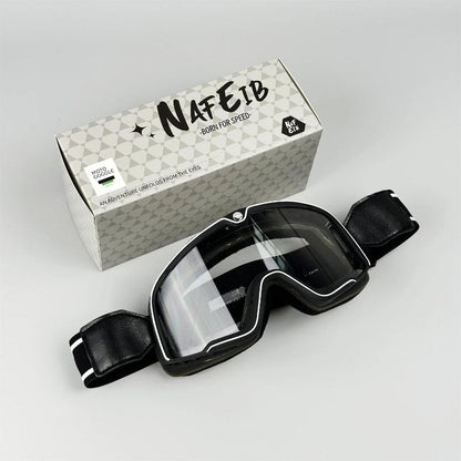 Lunettes Moto Vintage pour Hommes | Protection Solaire et Verres Résistants
