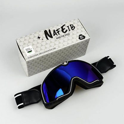 Lunettes Moto Vintage pour Hommes | Protection Solaire et Verres Résistants