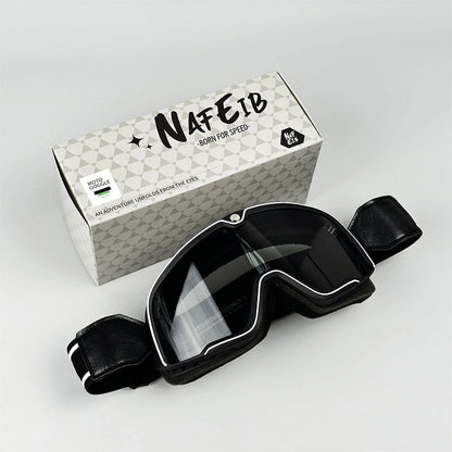 Lunettes Moto Vintage pour Hommes | Protection Solaire et Verres Résistants