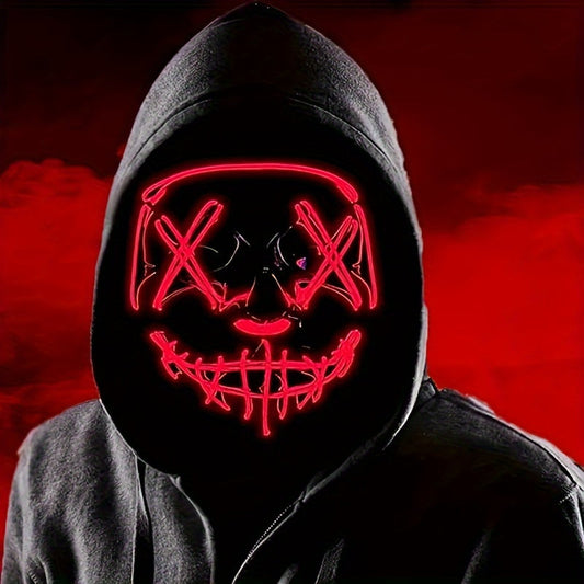 Masque Lumineux Épouvantable pour Halloween - Foivo