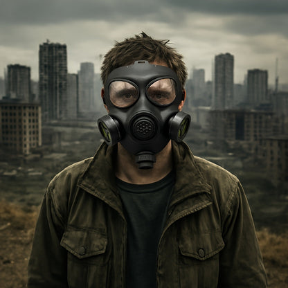 Masque à gaz de survivant post-apocalyptique pour homme