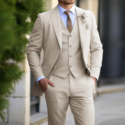 Costume Homme Élégant Slim Fit - Classique et Polyvalent - Foivo