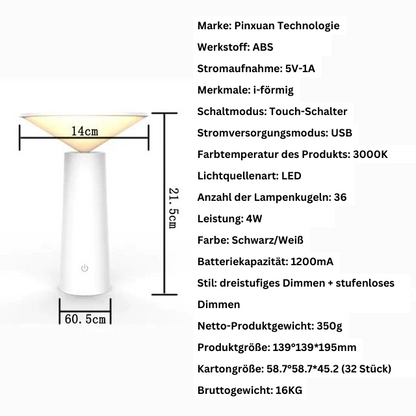 Lampe de Bureau LED Portable et Élégante