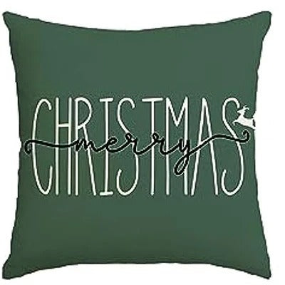 Housse de Coussin de Noël Élégante | Décoration de Fête Chic