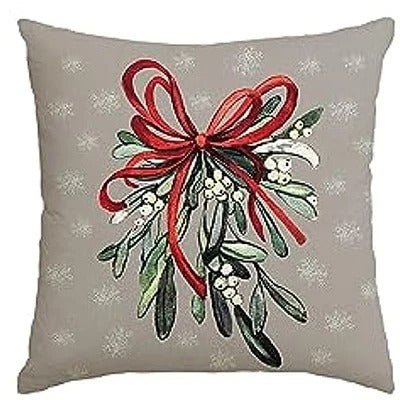 Housse de Coussin de Noël Élégante | Décoration de Fête Chic