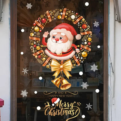 Autocollants de fenêtres transparents pour fêtes