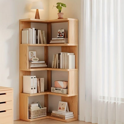 Meuble d'angle en bois de pin massif pour un rangement moderne 1
