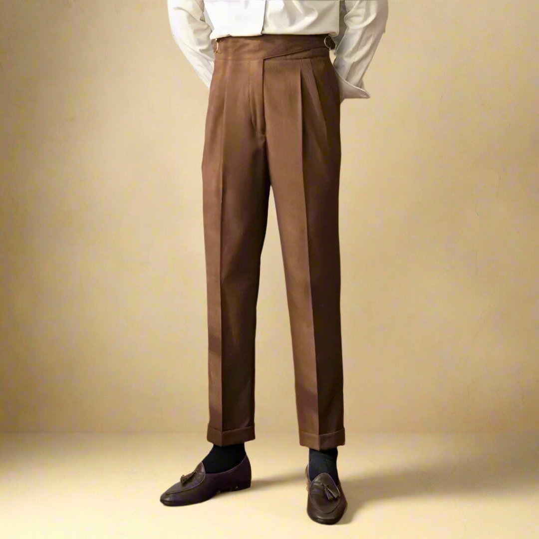Pantalon Homme Slim Fit Élégant