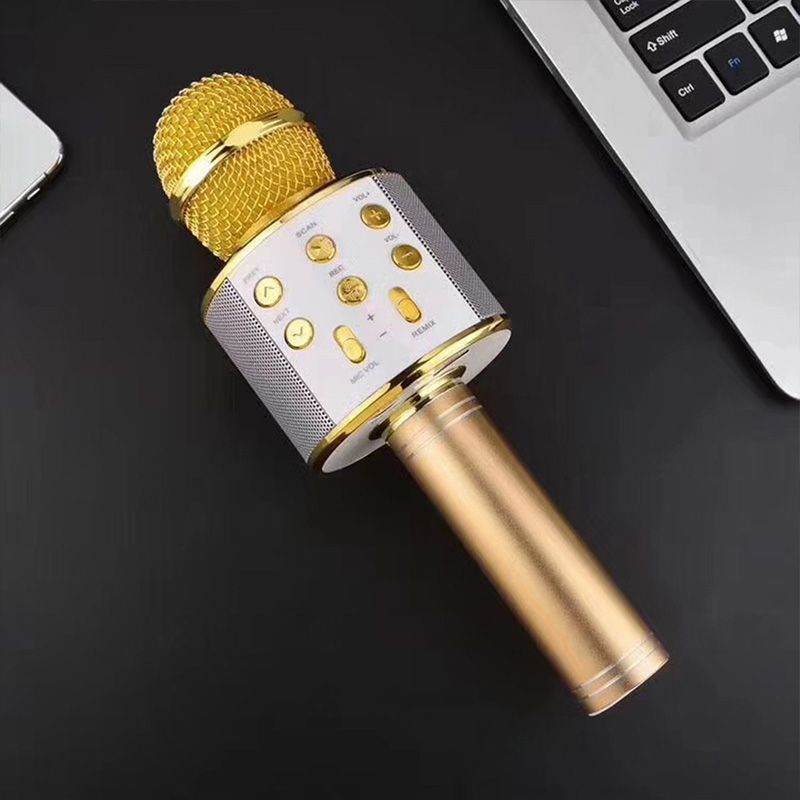 Microphone de Karaoké Portable Multifonctionnel 9