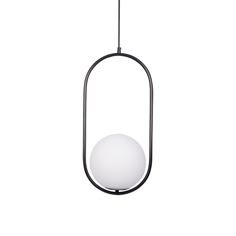 Lampe Suspendue en Verre et Métal – Élégante et Moderne