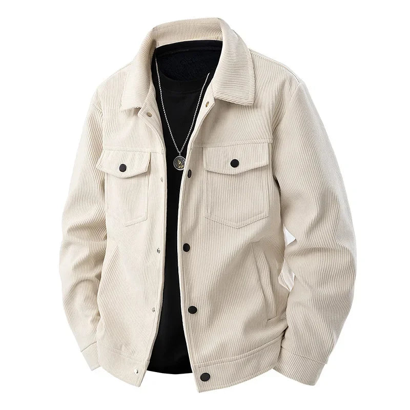 Veste Hiver pour Hommes | Style Élégant en Velours Doux