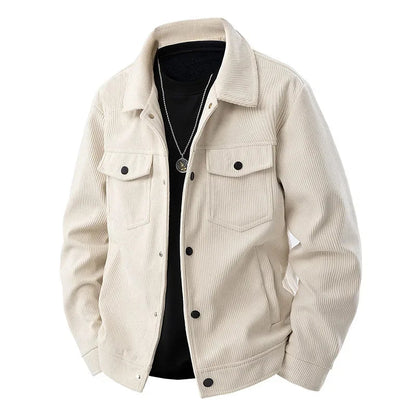 Veste Hiver pour Hommes | Style Élégant en Velours Doux
