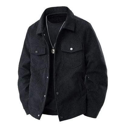 Veste Hiver pour Hommes | Style Élégant en Velours Doux