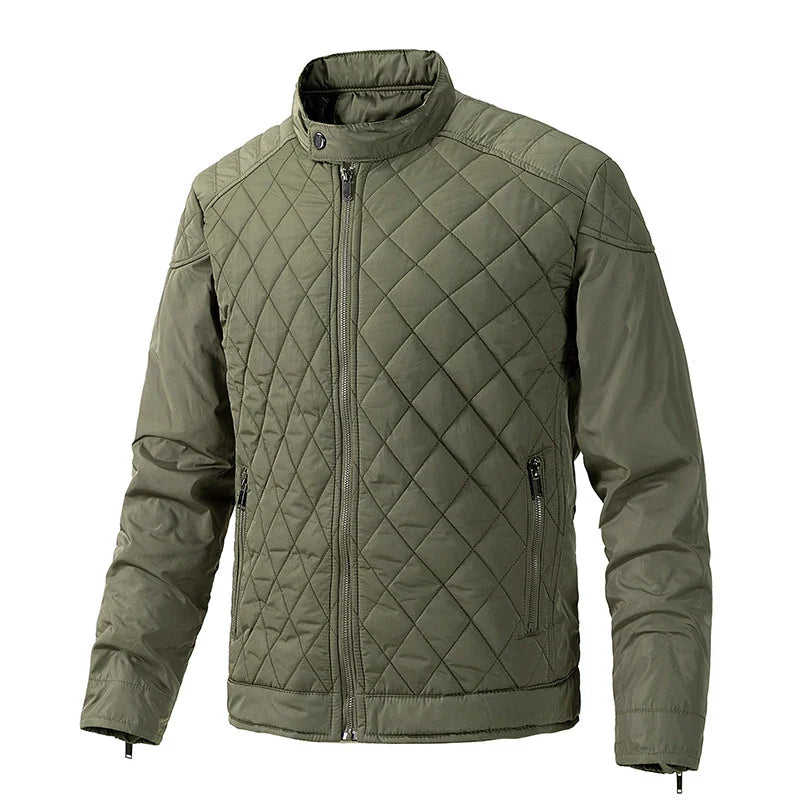 Veste Hiver Cuir Doublée Isolée pour Homme