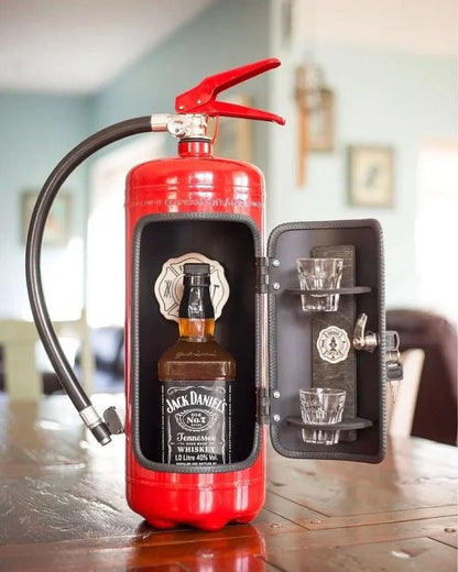 Mini-Bar Caché Design Extincteur Élégant 3
