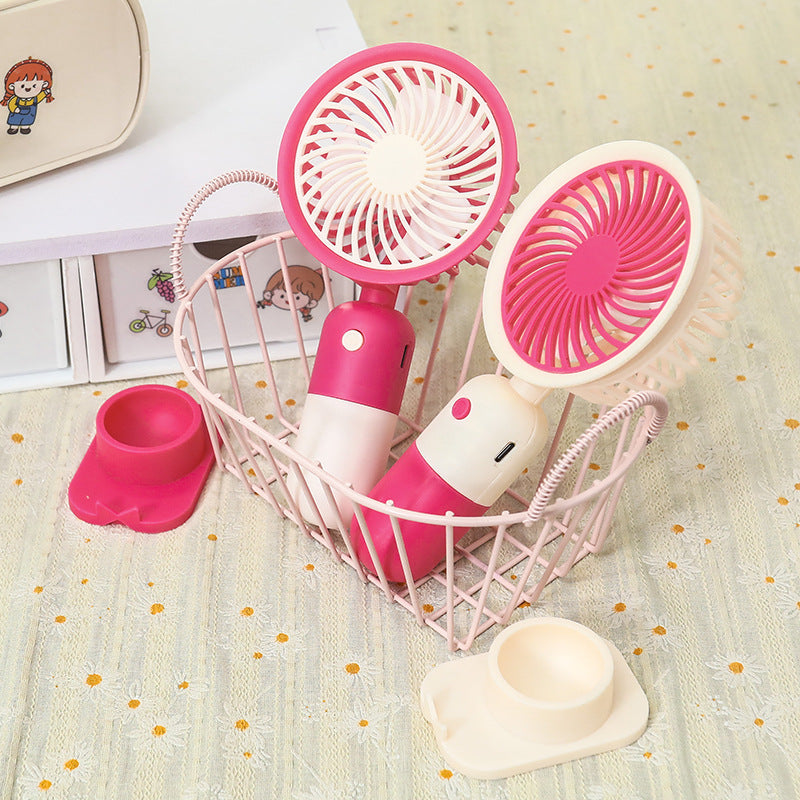 Mini Ventilateur Portable Rechargeable Design Moderne 2