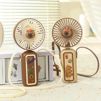 Mini Ventilateur Portable Rechargeable au Design Animal Mignon 2