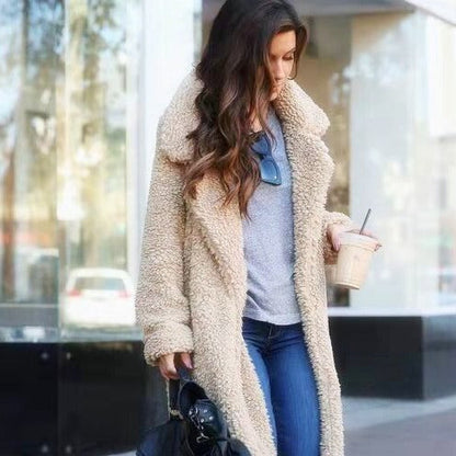 Manteau Femme Douillet Hiver Oversized Élégant - Foivo