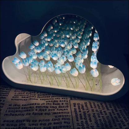 Miroir Lumineux Rond avec Effet Miroir