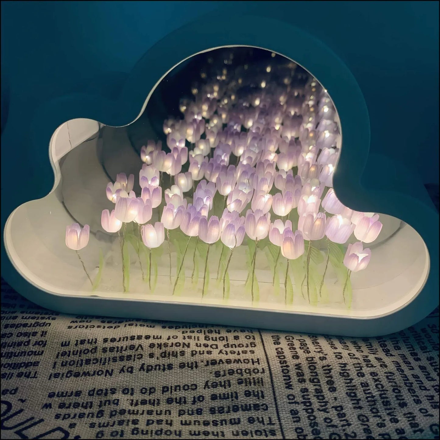 Miroir Lumineux Rond avec Effet Miroir