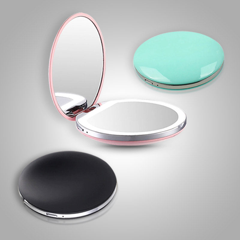 Miroir Portable LED Pratique Avec Éclairage Intégré 2
