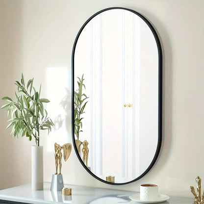 Miroir Ovale Chic pour Mur | Déco Élégante et Raffinée