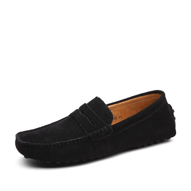 Chaussures de Conduite en Suede pour Homme