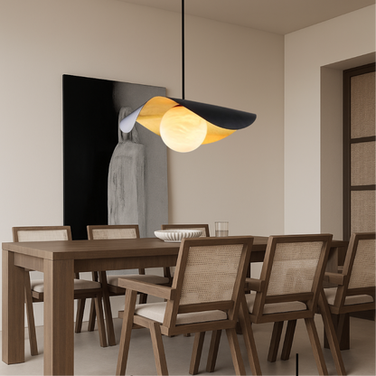 Lampe Suspendue en Marbre Rond Moderne - Foivo