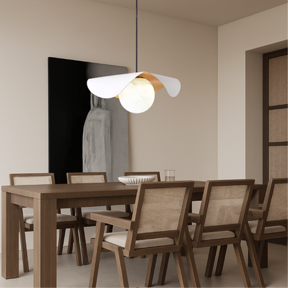 Lampe Suspendue en Marbre Rond Moderne