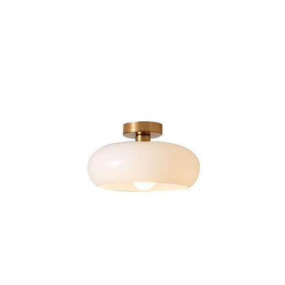 Lustre en Verre Doré Rétro - Chic Classique pour Décors Intérieurs