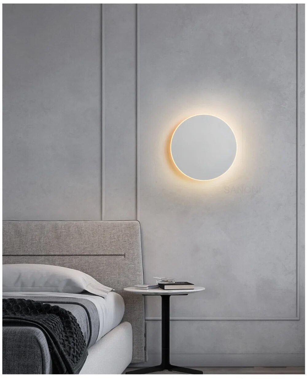 Lampe Murale LED Rond Moderne - Foivo