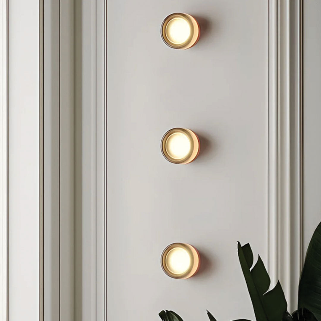 Lampe Murale Design Chic en Verre et Métal