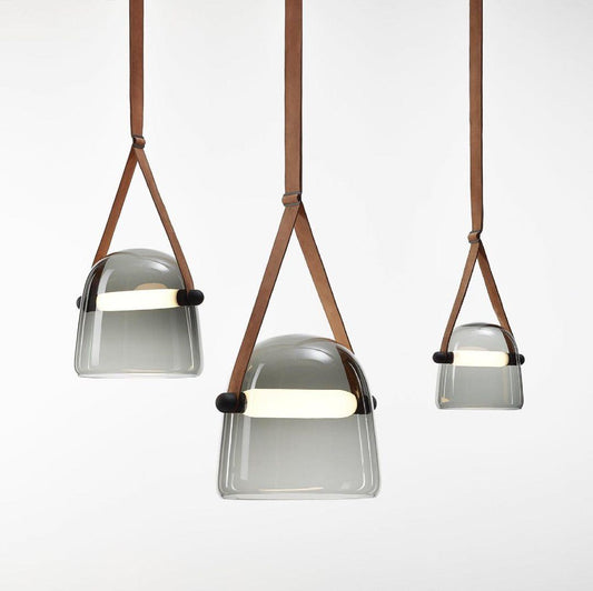 Luminaire Suspendu Élégant Verre Métal LED pour Intérieur - Foivo