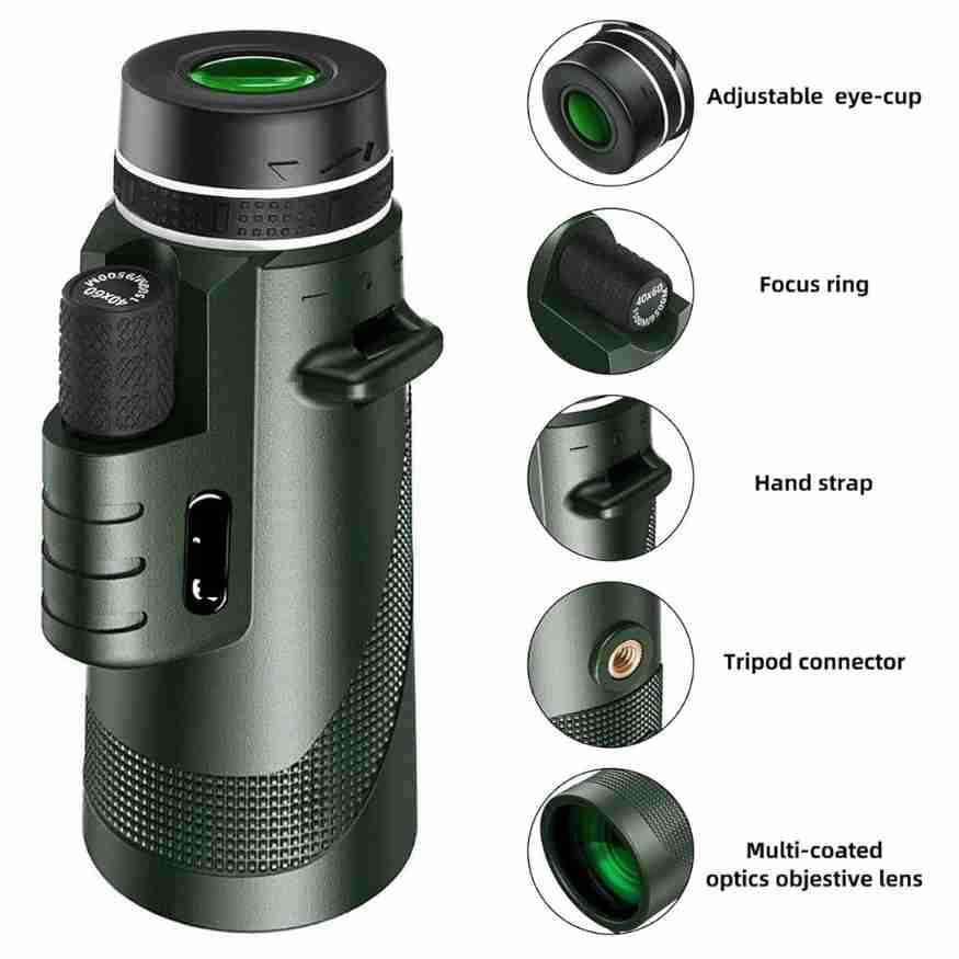 Monoculaire Compact Ultra-Zoom 600x pour Aventure 6