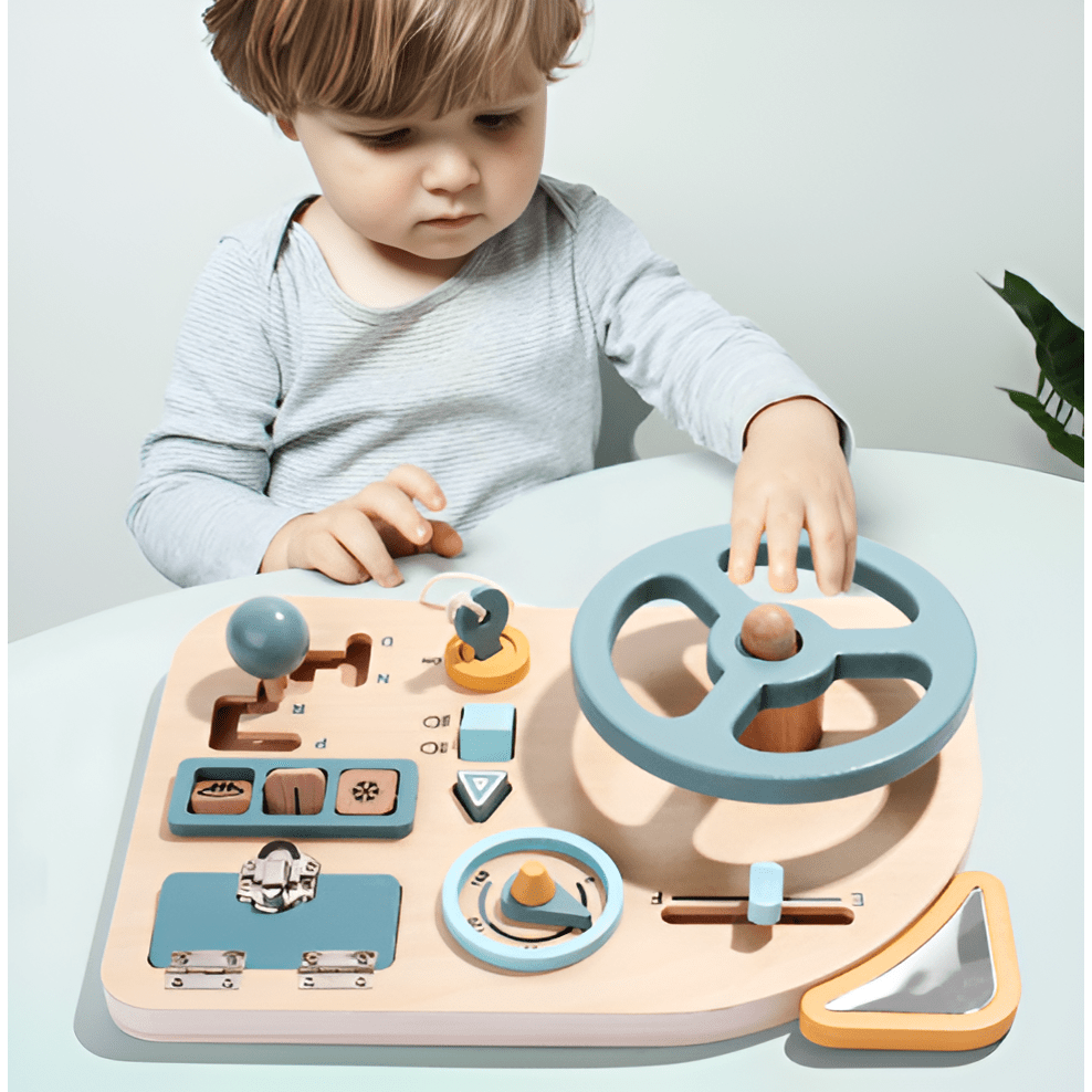 Voiture Éducative En Bois Pour Enfants