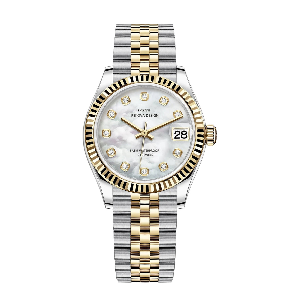Montre Bracelet Femme Acier Inoxydable Style Classique - Foivo