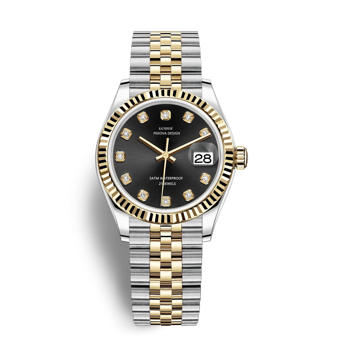 Montre-bracelet Femme Acier Inoxydable Classique 10