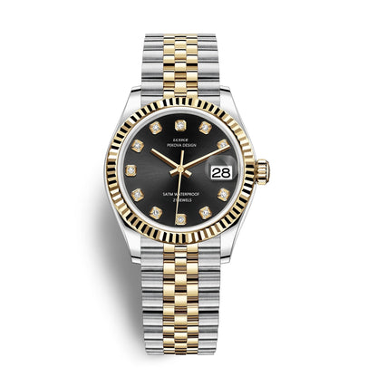 Montre-bracelet Femme Acier Inoxydable Classique 10