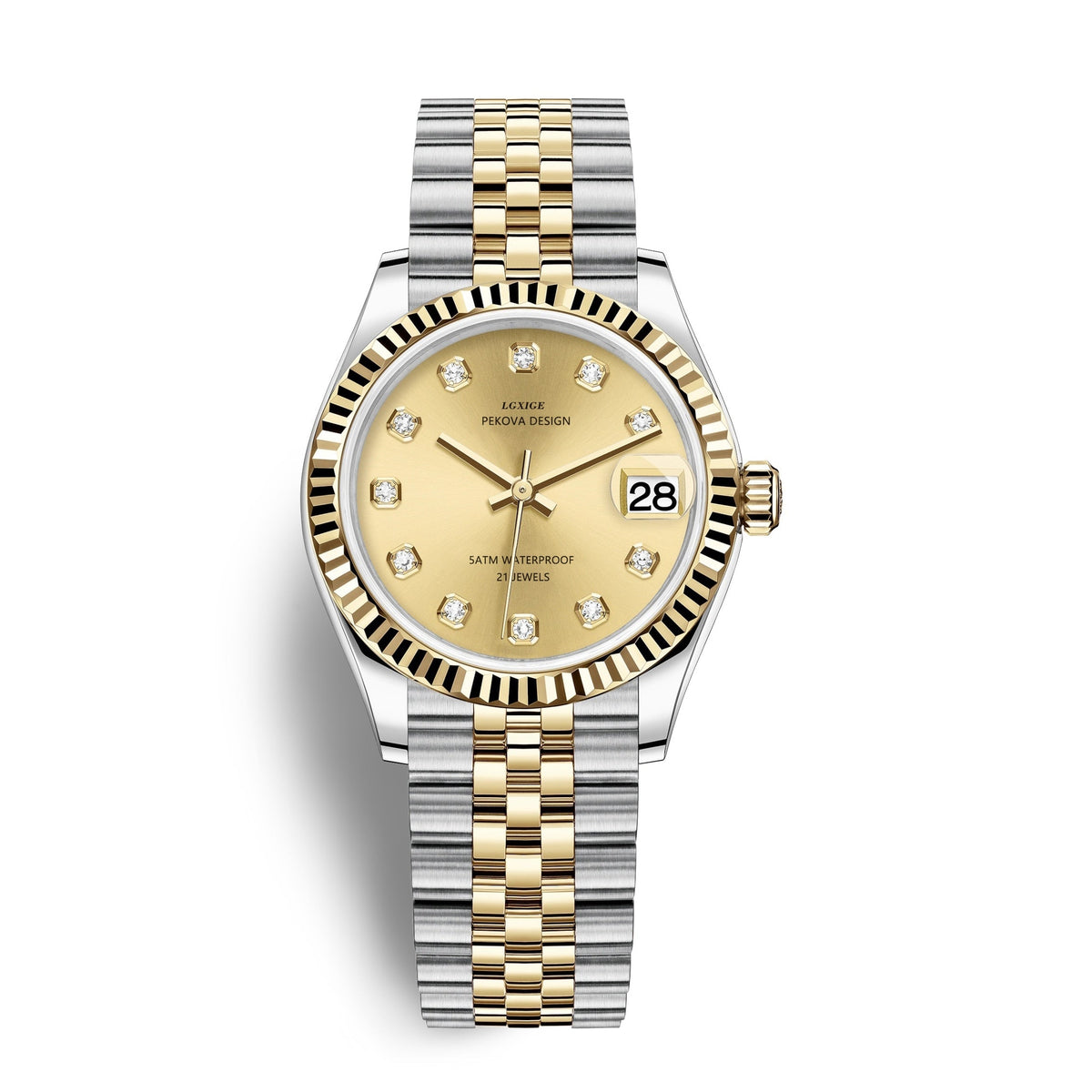 Montre-bracelet Femme Acier Inoxydable Classique 2