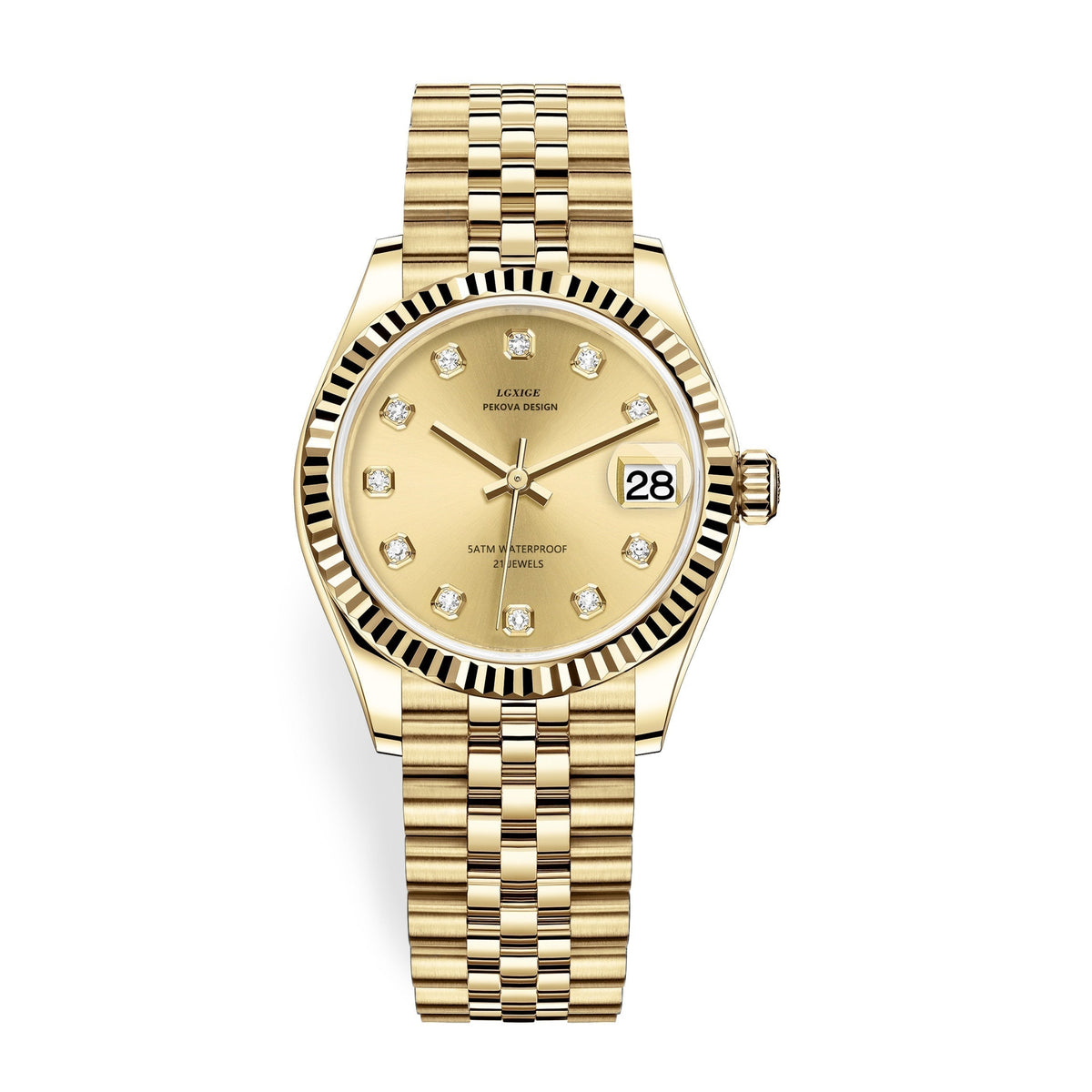 Montre-bracelet Femme Acier Inoxydable Classique 4