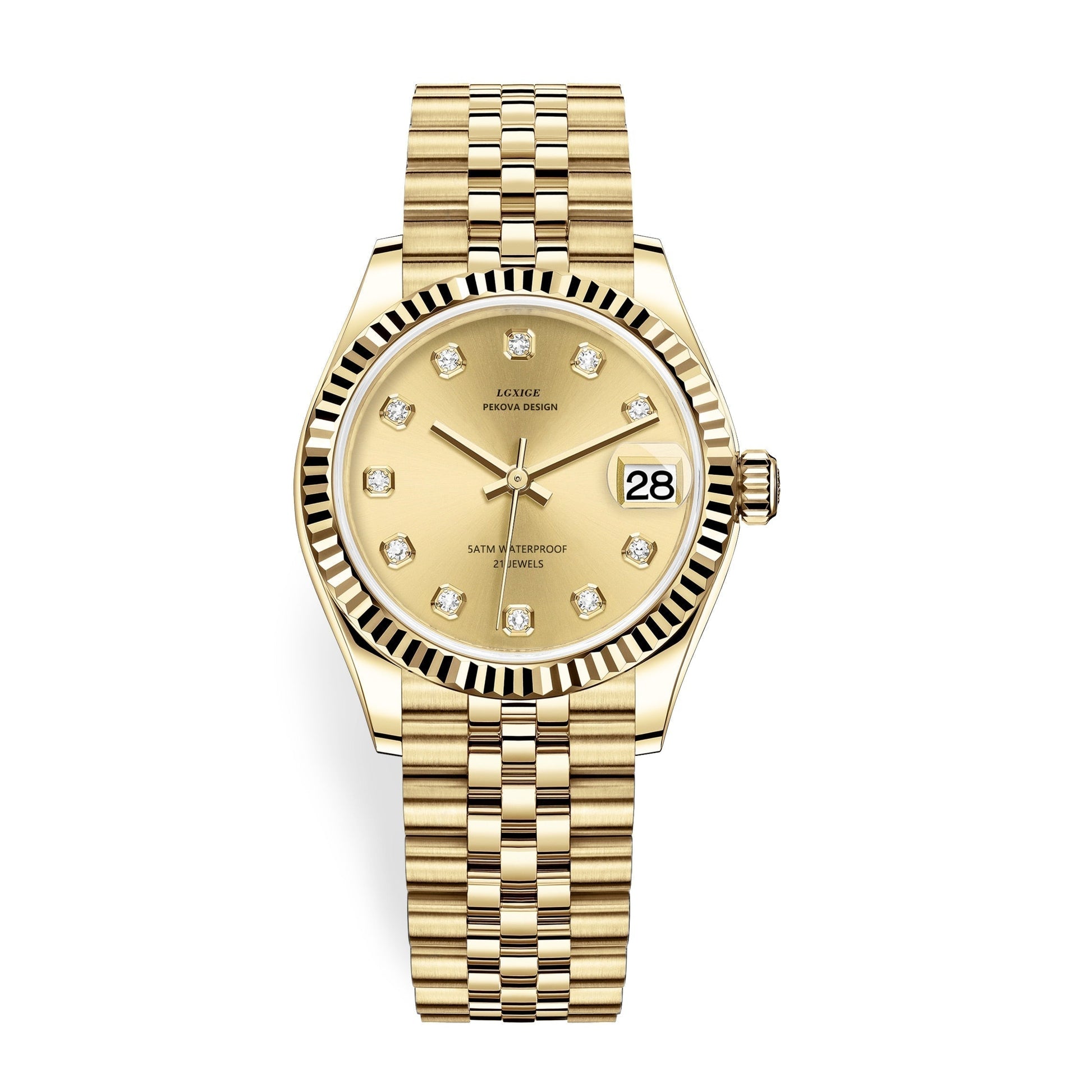Montre-bracelet Femme Acier Inoxydable Classique 4