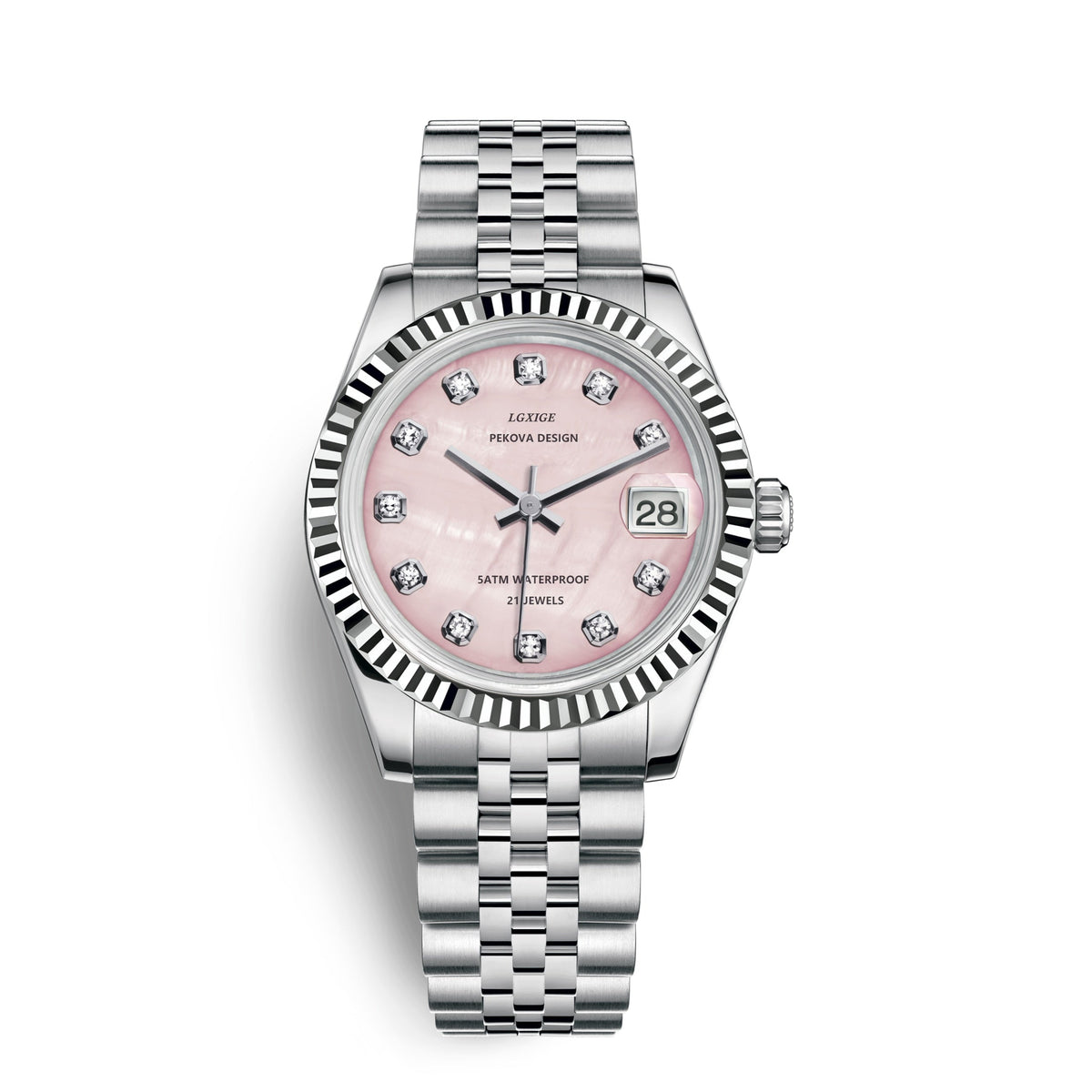 Montre-bracelet Femme Acier Inoxydable Classique 5
