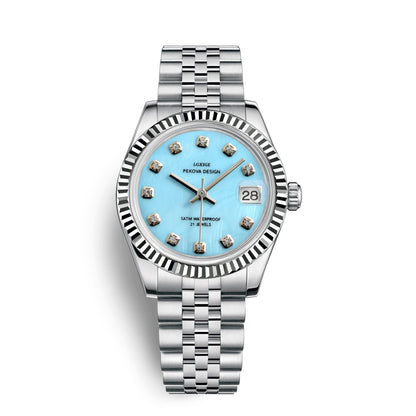 Montre-bracelet Femme Acier Inoxydable Classique 6