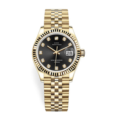 Montre-bracelet Femme Acier Inoxydable Classique 9